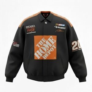 Vintage Chase Authentics Tony Stewart #20 Home Depot Nascar Racing Jacket XXL